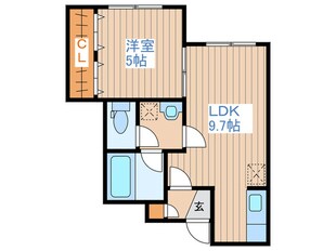 パークタウン中の島の物件間取画像